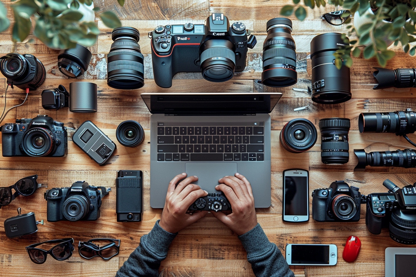 Les options pour un crédit de 12 000 € pour l’achat d’équipement de photographie professionnel