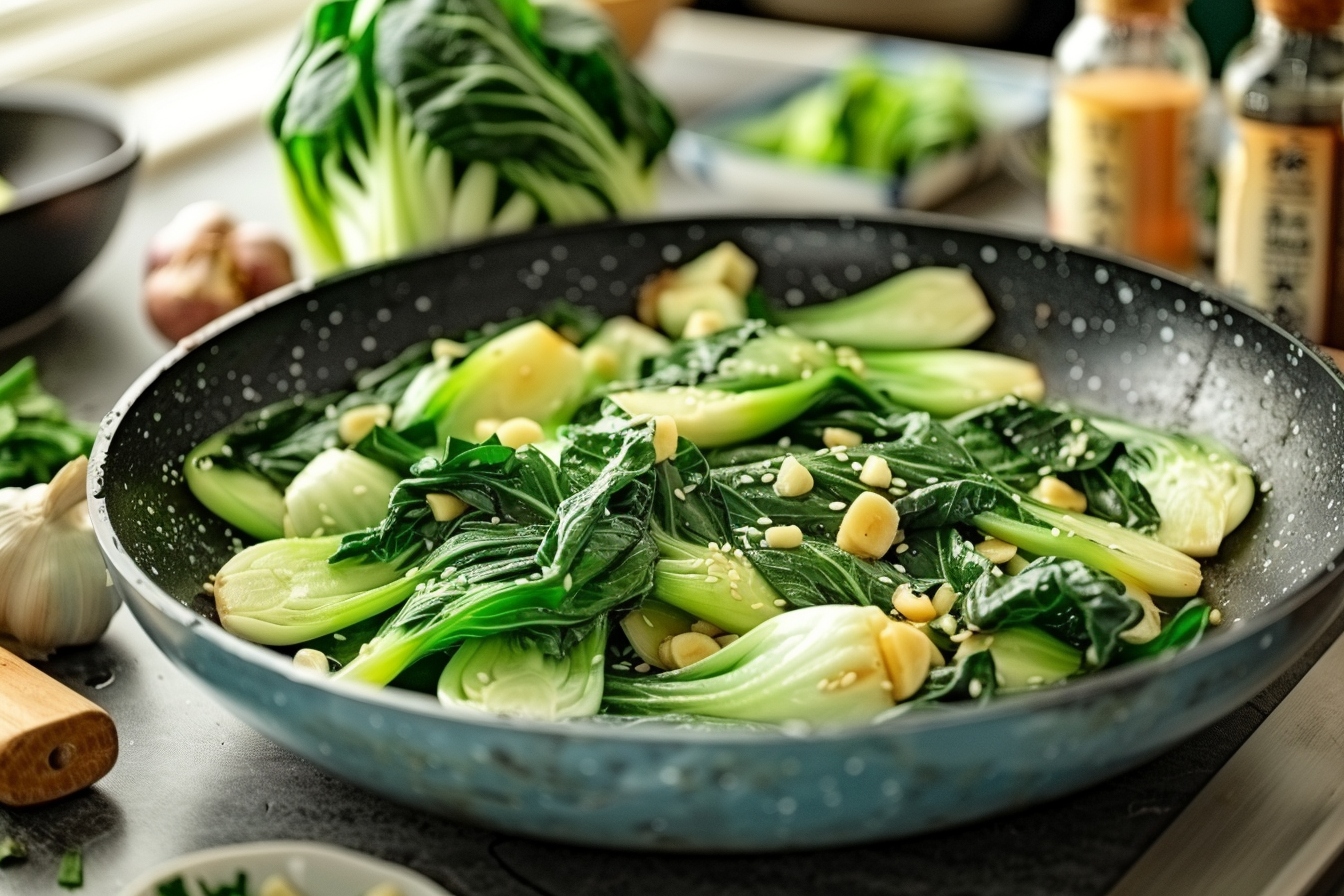 Comment préparer un délicieux pak choi sauté ?
