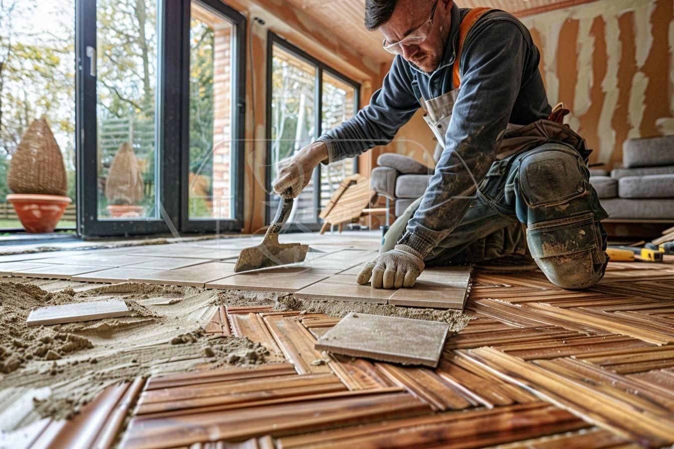 Un carreleur peut-il poser du carrelage sur du parquet?